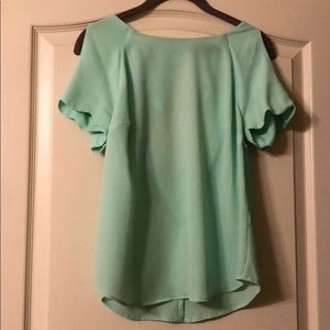 Seafoam green shirt